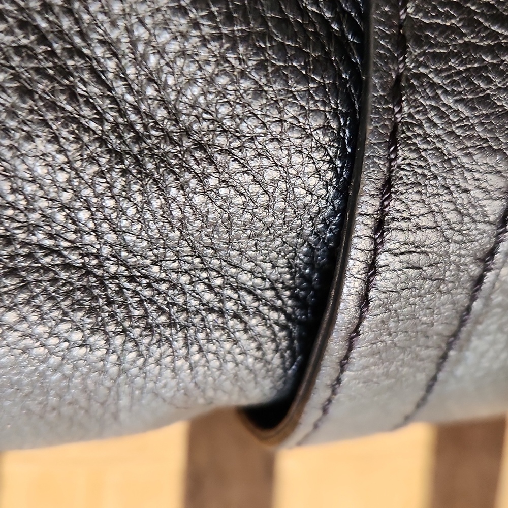 Michael Kors Black Leather Tote Bag - Picture 7 of 8